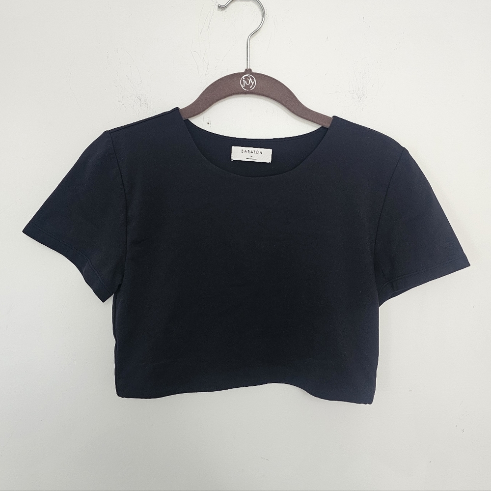 Babaton Sleek Black Crop Top